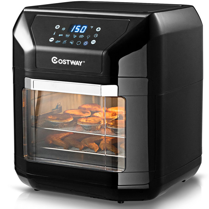 Costway 10.6 Quart Air Fryer Oven 1700w 7 In 1 Rotisserie Dehydrator W